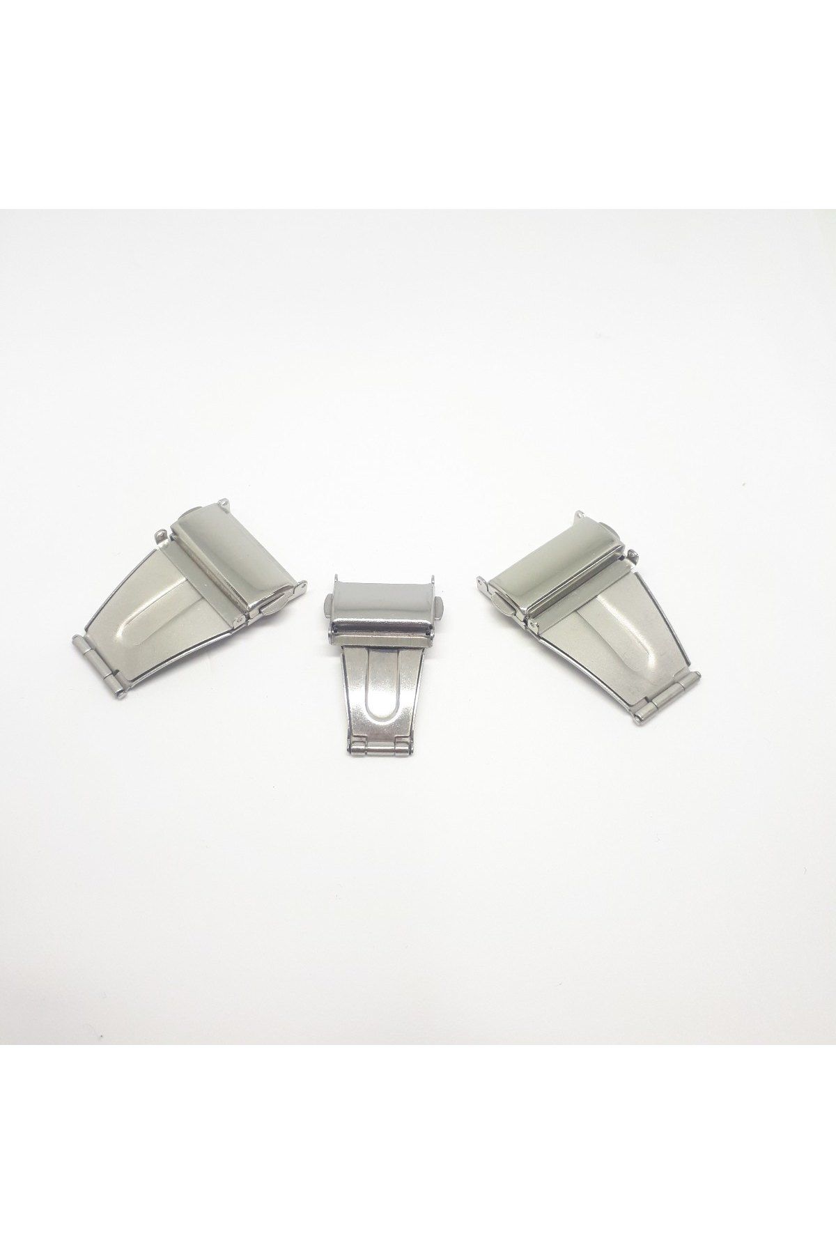 Saat Metal Kordon Kilit Yandan Basmalı - 24mm