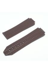 Kahve Slikon Saat Kordonu Kayışı| kilit 22mm -