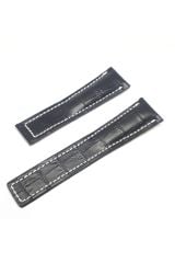 Breitling Uyumlu Croco Deri Saat Kordonu Kayışı 24mm