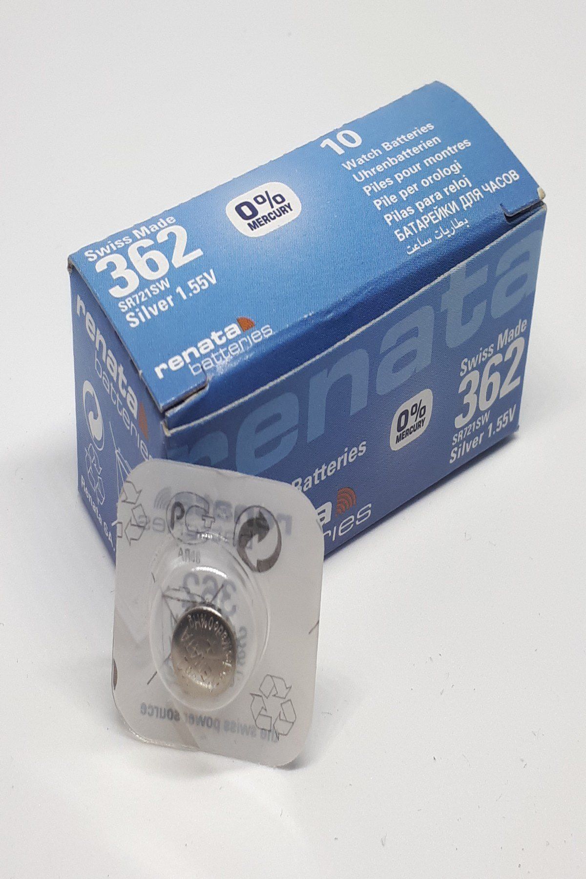 Renata 362 Sr721sw 1,55v Saat Pili - 10 Adet