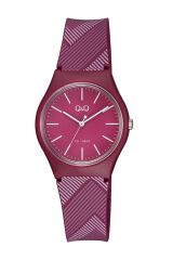 Unisex Bordo Silikon Kordon Kol Saati Vs52j004y