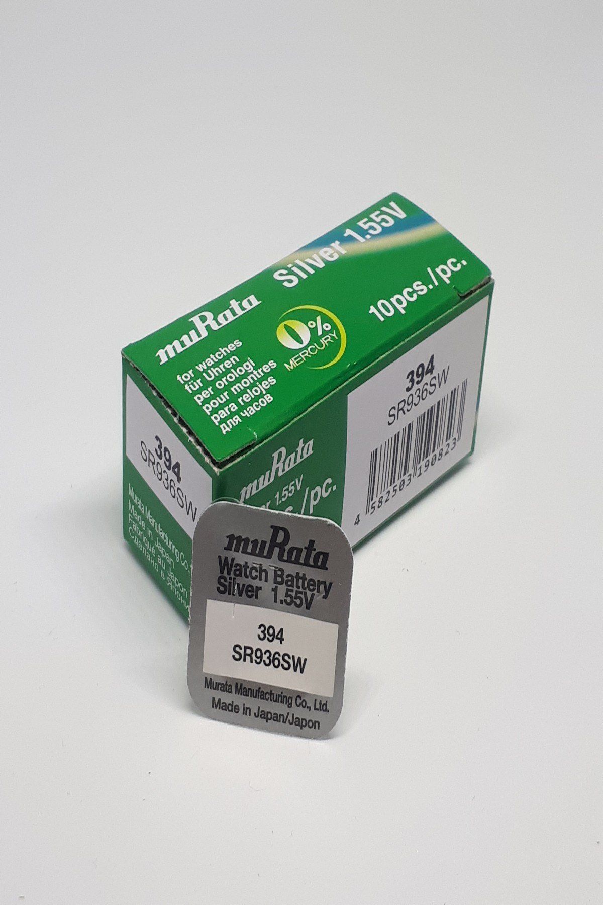 Murata Sony 394 Sr936sw 1,55v Saat Pili - 10 Adet
