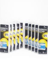 675 Numara Işitme Cihaz Pili Kulaklık Pili 6'lı*10 Pa...
