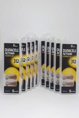 312 Numara Işitme Cihaz Pili Kulaklık Pili 6'lı*10 Pa...