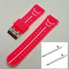 SMART KİDS AKILLI SAAT KORDONU UYUMLU SİLİKON PEMBE RENK - 20 MM